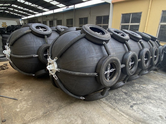คุณภาพ  Galvanized Accessories Ship Rubber Fender 80kpa Pneumatic Yokohama Marine Fenders โรงงาน