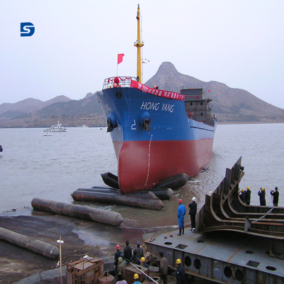 Salvage Docking เรือถุงลมนิรภัยยางทางทะเลเปิดตัวเครื่องยกแรงดันสูง