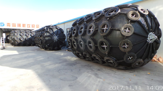ISO17357 บังโคลนลอย Yokohama Nylon Rubber Yokohama Inflatable Dock Fenders
