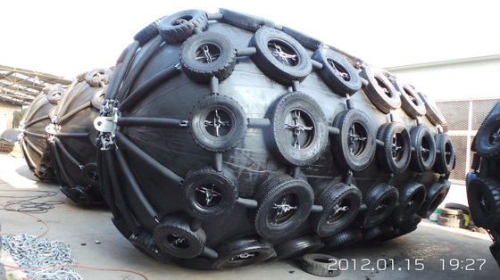 ยางกันลมยางกันกระแทก Sea Guard Chain 0.08mpa Yokohama Marine Fenders