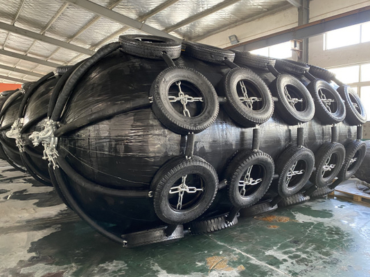 บังโคลนยางเป่าลมที่ผ่านการรับรองจาก BV Yokohama ISO 17357 บังโคลนลมสำหรับเรือ
