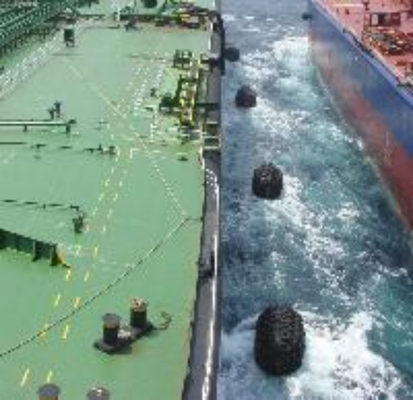 Shunhang Ship Yokohama Fender ขนาด ISO 17357 Black Marine Dock
