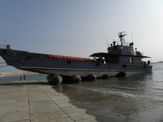 ถุงลมนิรภัยสำหรับยกเรือวัลคาไนซ์ Inflatable ISO14409 Salvage Docking Launching