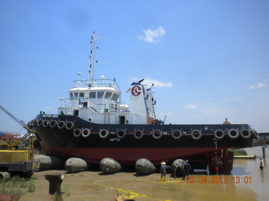 เรือยางพองลม เรือเปิดตัว ถุงลมนิรภัย Docking Lifting