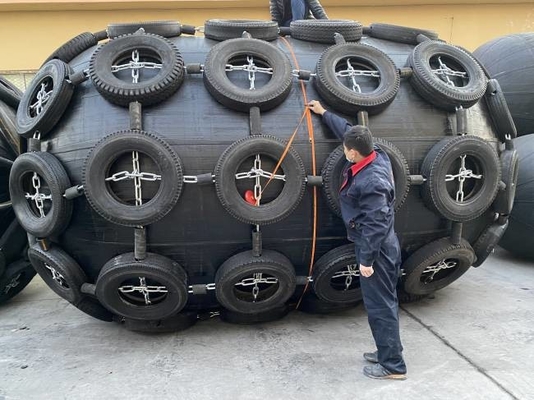 ป้องกันเรือ docking โยโกฮาม่าชนิด inflatable ยาง Fender