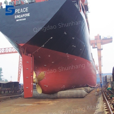 ISO14409 Standard Marine Ship Rubber Airbag With HDG Accessories