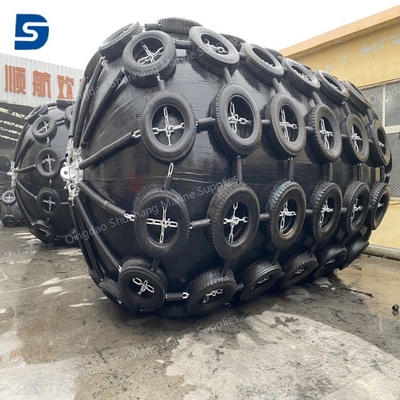 ISO17357 2014 Inflatable Dock Bumper Yokohama Rubber Fender 50kpa
